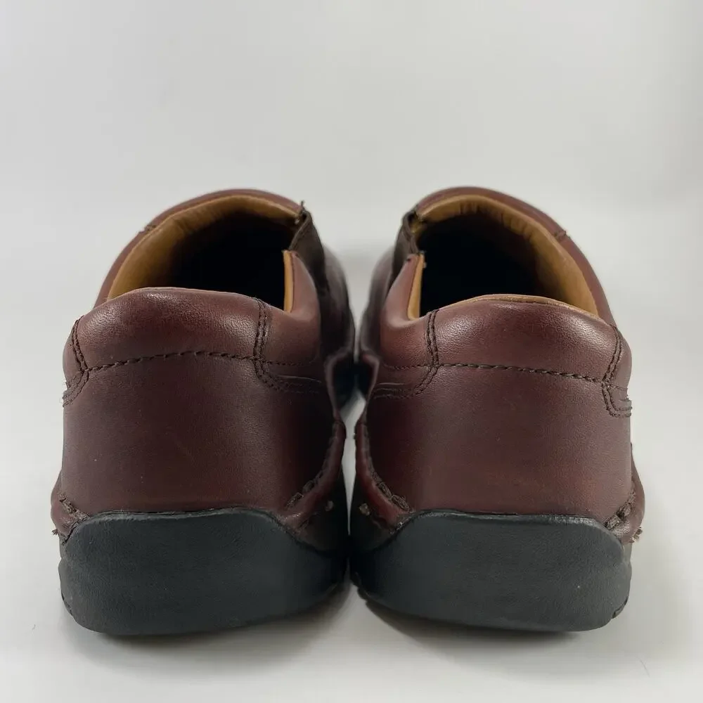 Red Wing Worx 2322 Shoes Womens Size 9.5 B Brown Leather Steel Safety Toe Work
